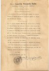 1937: Documento termine incarico Emanuele Polleri presso Not. Gallo